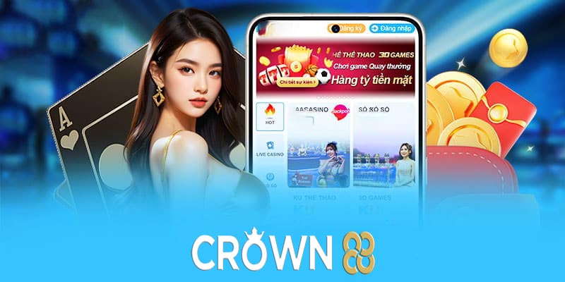 Hướng dẫn cách tải App Crown88